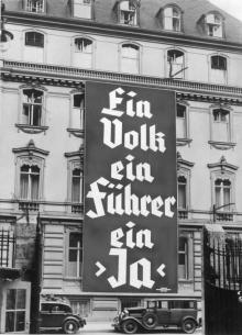 Wahlplakat der NSDAP zur Reichstagswahl